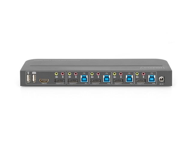KVM Switch 4x1 DP DP/HDMI Out USB 4Kx2K