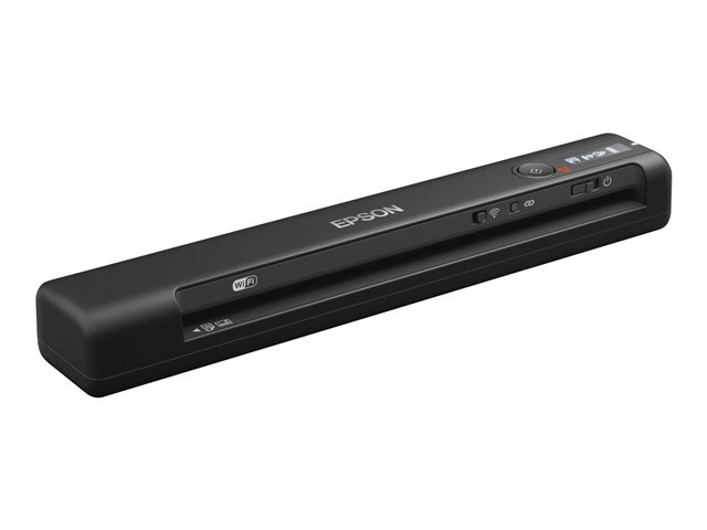 Epson WorkForce ES-60W - Sheetfed scanner - Contact Image Sensor (CIS) - A4 - 600 dpi x 600 dpi - up to 300 scans per day - USB 2.0, Wi-Fi(n)