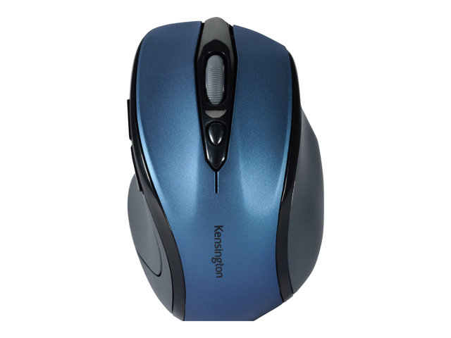 Kensington Pro Fit Mid-Size - Mouse - right-handed - optical - wireless - 2.4 GHz - USB wireless receiver - sapphire blue