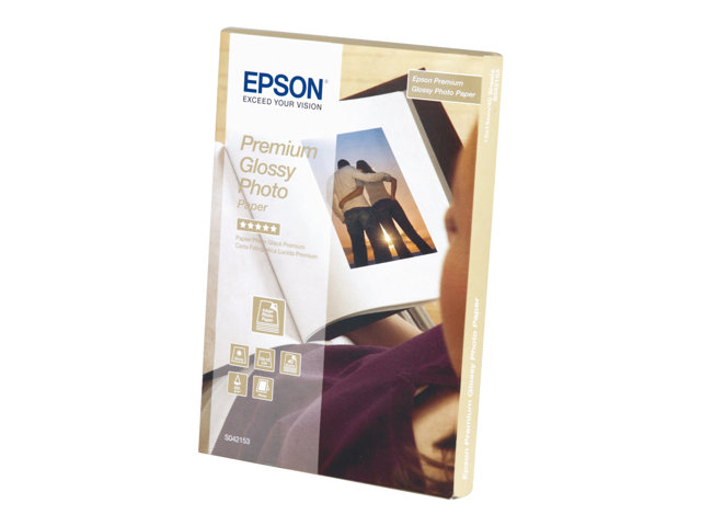 Epson Premium Glossy Photo Paper - Glossy - 100 x 150 mm 40 sheet(s) photo paper - for EcoTank ET-1810, 2810, 2811, 2814, 2815, 2820, 2825, 2826, 2850, 2851, 2856, 4800, 4850