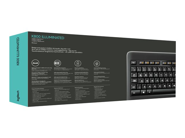 Wireless Illuminated KBD K800 IT