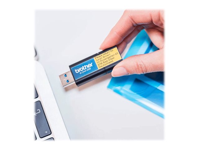 Brother CZ-1002 - Roll (1.2 cm x 5 m) 1 roll(s) continuous labels - for Brother VC-500W