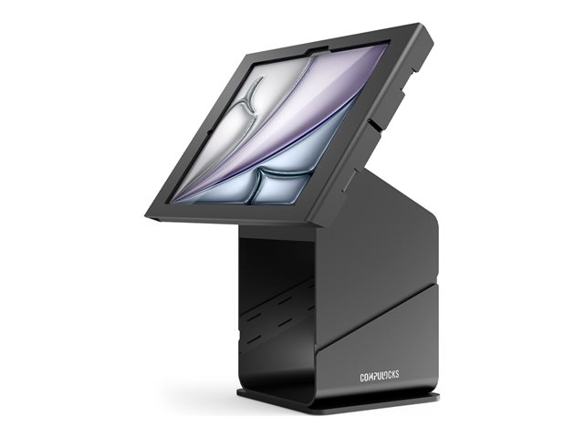 Compulocks Tablet Printer Kiosk - Stand - kiosk style - for printer / tablet - lockable - high-grade aluminium - black - screen size: 13\" - mounting interface: 100 x 100 mm - counter, free-standing - for Apple 13-inch iPad Air (M2)