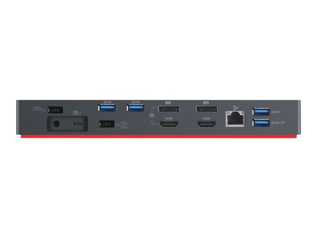 Lenovo ThinkPad Thunderbolt 3 Dock Gen2 - Port replicator - Thunderbolt 3 - 2 x HDMI, 2 x DP, Thunderbolt - 1GbE - 135 Watt - United Kingdom