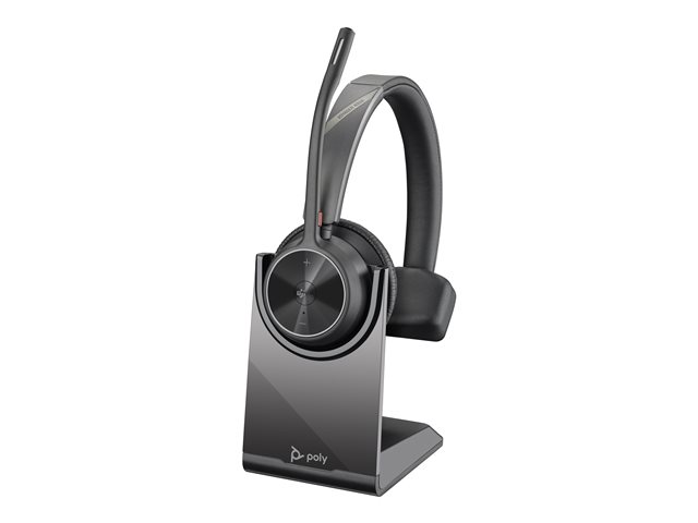 Poly Voyager 4310 Microsoft Teams Certified Headset +BT700 dongle +Charging Stand - Replaces Poly SKU 218471-02