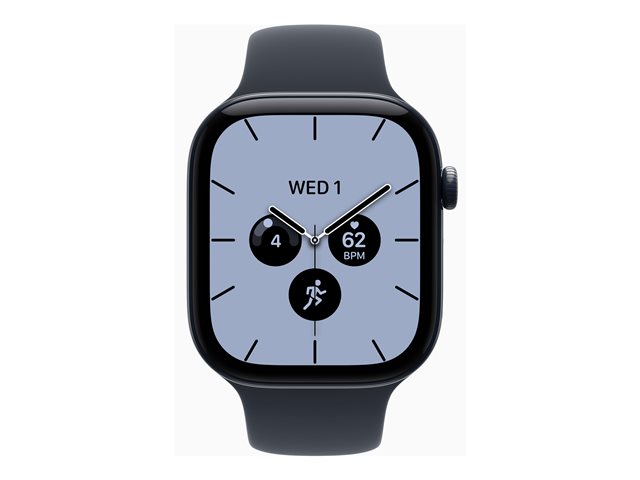 Apple Watch Series 12 GPS + Cellular 46mm Night Blue Ceramic Case with Navy Blue Sport Band - M/L