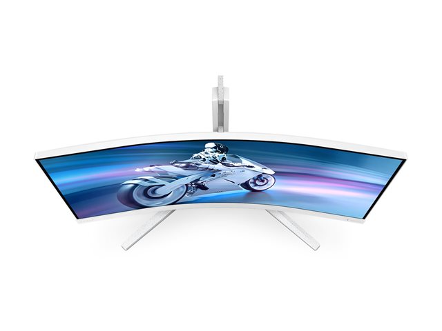 Philips Evnia 5000 34M2C5501A - LED monitor - gaming - curved - 34\" - 3440 x 1400 WQHD @ 180 Hz - Fast VA - 300 cd/m² - 4000:1 - DisplayHDR 400 - 0.5 ms - 2xHDMI, DisplayPort - speakers - white