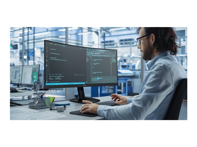 Philips 34B2U3600C - 3000 Series - LED monitor - curved - 34\" - 3440 x 1440 WQHD @ 120 Hz - VA - 3500:1 - HDMI, DisplayPort, USB-C - speakers - textured black