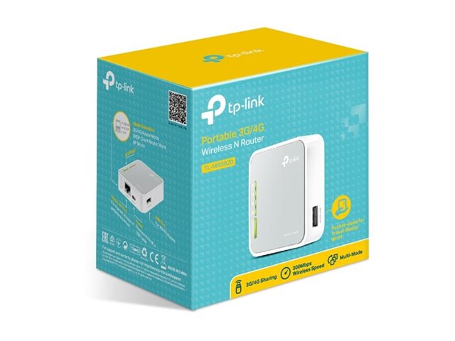 TP-Link TL-MR3020 - Wireless router 2.4 GHz