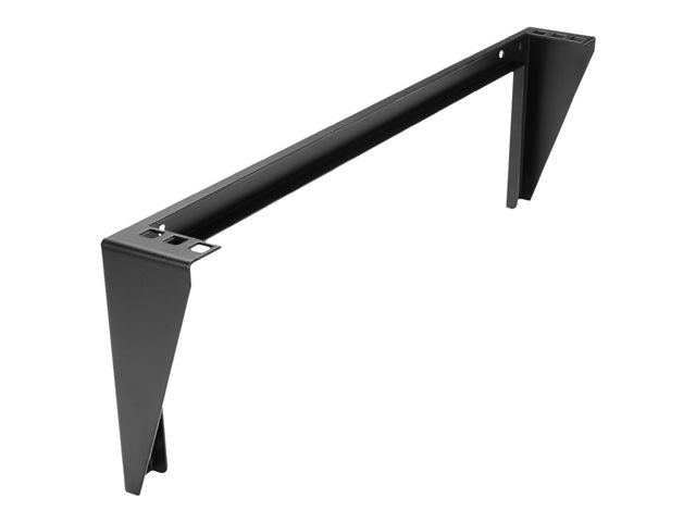 StarTech.com 1U Wall Mount Patch Panel Bracket - 19 in - Steel - Vertical Mounting Bracket for Networking and Data Equipment (RK119WALLV) - Mounting bracket - wall mountable - black - 1U - 19\" - for P/N: SV831DUSBUK