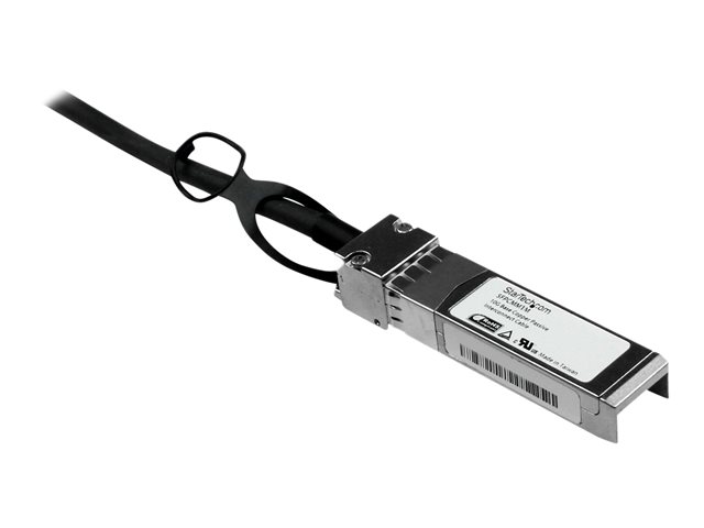 StarTech.com Cisco SFP-H10GB-CU1M Compatible 1m 10G SFP+ to SFP+ Direct Attach Cable Twinax, 10GbE SFP+ Copper DAC 10Gbps Low Power Passive Transceiver Module DAC, Cisco Firepower ASR920 - Lifetime Warranty (SFPCMM1M) - Direct attach cable - SFP+ to SFP+ - 1 m - twinaxial - for P/N: ET10GSFP, PEX10000SFPI, PEX10GSFP4I, PEX20000SFPI