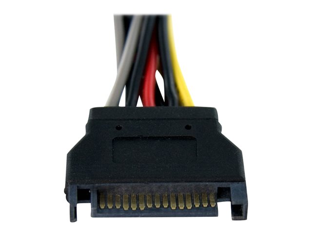 StarTech.com 6in SATA Power Y Splitter Cable Adapter - M/F - Power splitter - SATA power (M) to SATA power (F) - 6 in - PYO2SATA - Power splitter - SATA power (M) to SATA power (F) - 15.2 cm - for P/N: BRACKET125PT, BRACKET125PTP, BRACKET425F, PEXUSB311AC3, S251BU31REM, SATBP125VP