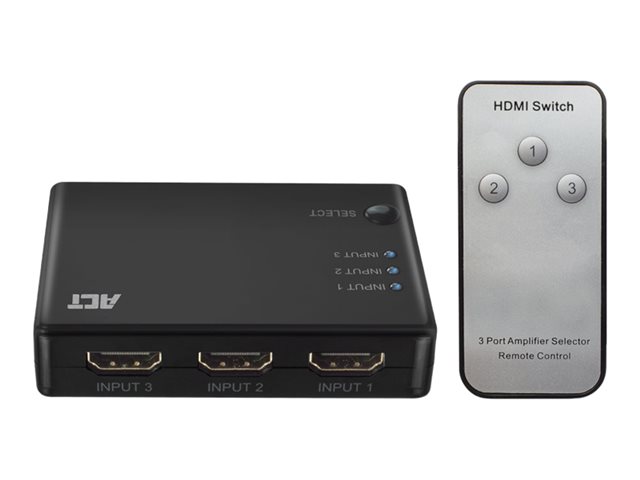 3 x 1 HDMI switch 4K@30Hz USB powered