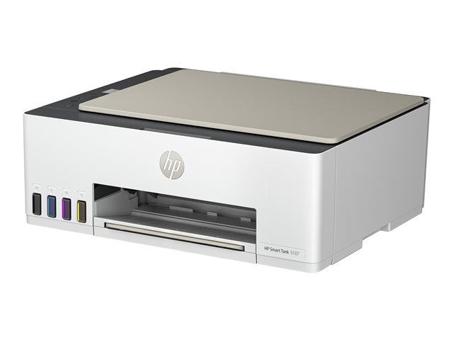 HP Smart Tank 5107 All-in-One - Multifunction printer - colour - ink-jet - refillable - Legal (216 x 356 mm) (original) - A4/Legal (media) - up to 10 ppm (copying) - up to 12 ppm (printing) - 100 sheets - USB 2.0, Wi-Fi(n), Bluetooth