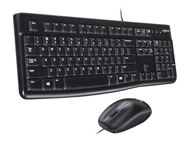 Logitech Desktop MK120 - Keyboard and mouse set - USB - French