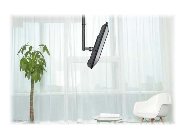 Neomounts FPMA-C060 - Bracket - full-motion - for LCD display - black - screen size: 10\"-40\" - ceiling mountable