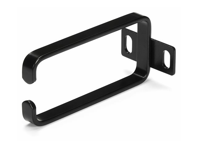 StarTech.com 5-Pack 1U Vertical Cable Management D-Ring Hooks, Cable Manager For 19\" Server Racks/Cabinets, Network Rack Wire Organizers, Cable Guide Rings - Cable management ring (vertical) - black - 1U (pack of 5)