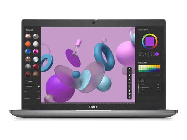 Dell Precision 3480 - Intel Core i7 - 1360P / up to 5 GHz - Win 11 Pro - RTX A500 - 16 GB RAM - 512 GB SSD NVMe, Class 35 - 14\" IPS 1920 x 1080 (Full HD) - Gigabit Ethernet - NFC, Wi-Fi 6 - grey - BTP - with 3 Years Basic Onsite