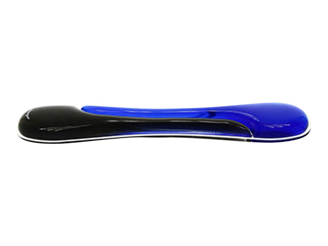 Kensington Duo Gel Mouse Pad Wrist Rest - Mouse pad with wrist pillow - black, blue - TAA Compliant