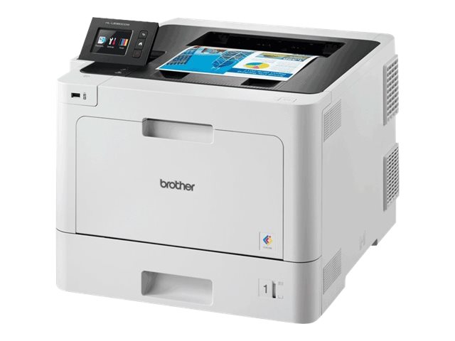 Brother HL-L8360CDW - Printer - colour - Duplex - laser - A4/Legal - 2400 x 600 dpi - up to 31 ppm (mono) / up to 31 ppm (colour) - capacity: 300 sheets - USB 2.0, Gigabit LAN, Wi-Fi(n), USB host, NFC