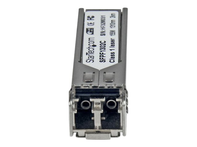 StarTech.com Cisco GLC-FE-100FX Compatible SFP Module, 100BASE-FX, 100Mbps Multimode Fiber MMF Optic Transceiver, 100 Mbps, LC Connector, 2km, 1310nm, DDM, Cisco ASR920, IE2000, IE4000 - Lifetime Warranty (SFPF1302C) - SFP (mini-GBIC) transceiver module - 100Mb LAN - 100Base-FX - LC multi-mode - up to 2 km - 1310 nm