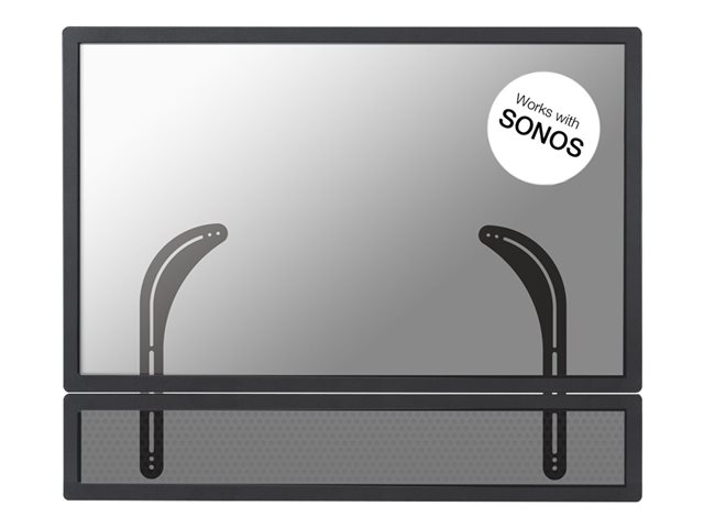 Neomounts Select NM-USP100 - Mounting kit (2 mounting brackets) - for sound bar - black - for Sonos PLAYBAR