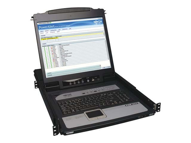 NetDirector 16-Port 1U Rack-Mount Console IP KVM Switch with 19 in. LCD