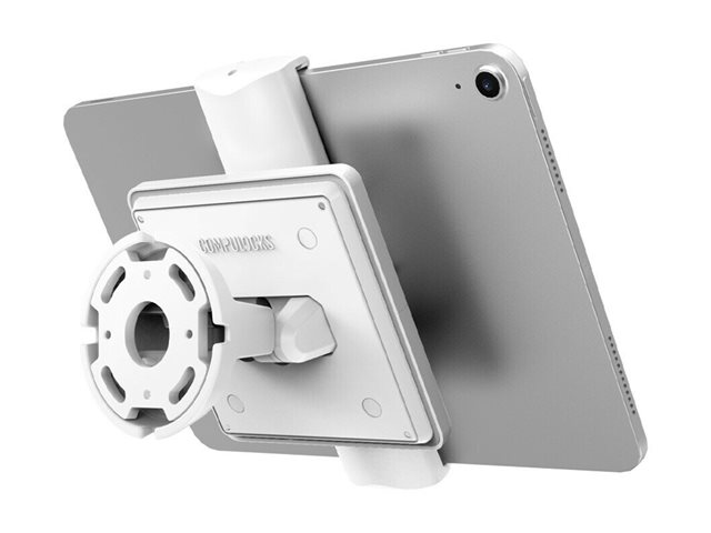 Compulocks Universal Tablet Cling Tilting Wall Mount - Mounting kit (tilt wall mount) - for tablet - universal, cling - aluminium - white - screen size: 7\"-13\"