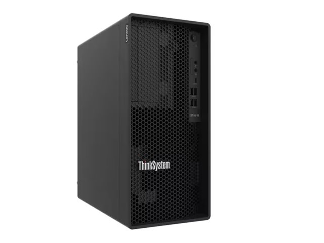 ThinkSystem ST45 V3, 1xAMD EPYC 4344P 8C 3.8GHz 65W, 1x16GB 1Rx8, 2x480GB SSD, SW RD, 1x500W