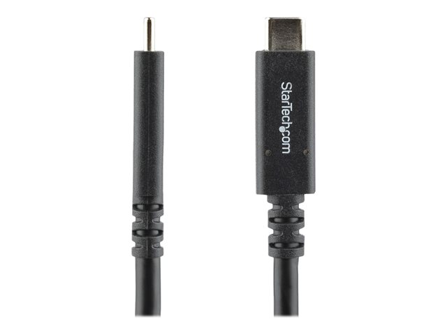 StarTech.com USB C to USB C Cable - 6 ft / 1.8m - 5A PD - USB-IF Certified - M/M - USB 3.0 5Gbps - USB C Charging Cable - USB Type C Cable (USB315C5C6) - USB cable - 24 pin USB-C (M) straight to 24 pin USB-C (M) straight - USB 3.0 - 5 A - 1.8 m - 4K support - black - for P/N: DK30C2DAGPD, DK30C2HAGPD, SV211HDUC, SV221HUC4K