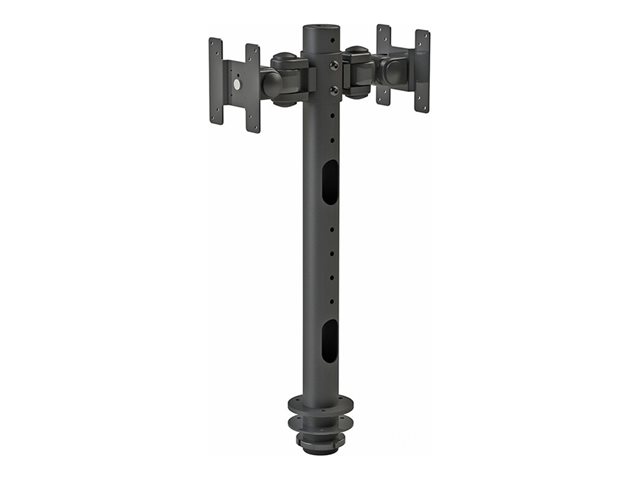 Neomounts FPMA-D050D - Mounting kit - full-motion - for 2 LCD displays - black - screen size: 10\"-30\" - grommet, desk-mountable