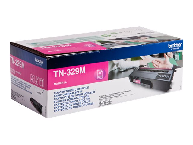 Brother TN329M - Magenta - original - toner cartridge - for Brother DCP-L8450CDW, HL-L8350CDW, HL-L8350CDWT, MFC-L8850CDW