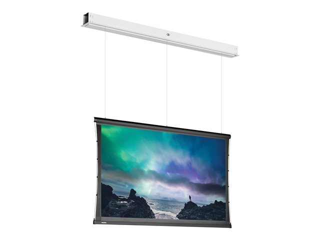 Da-Lite Tensioned DescenderPro - Projection screen - ceiling mountable - motorised - 230 V - 144.09\" (366 cm) - 16:10 - HD Progressive 1.1 Contrast - RAL 9016