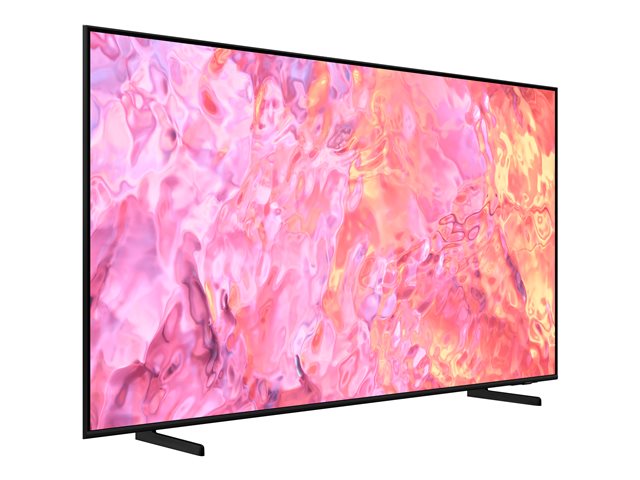 Samsung QE85Q60CAU - 85" Diagonal Class Q60C Series LED-backlit LCD TV - QLED - Smart TV - Tizen OS - 4K UHD (2160p) 3840 x 2160 - HDR - Quantum Dot, Dual LED - black