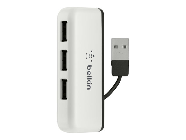 Belkin Travel - Hub - 4 x USB 2.0 - desktop