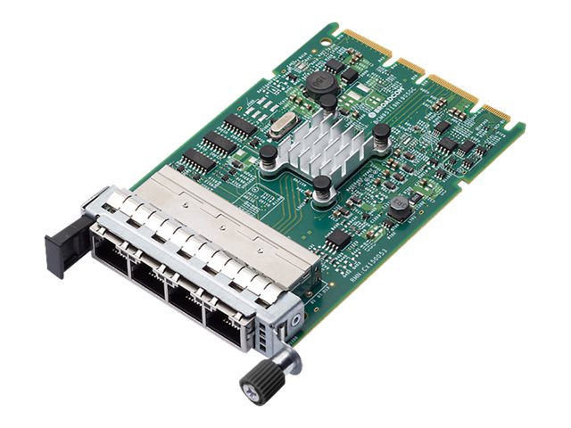 Broadcom NetXtreme E-Series N41GBT - Network adapter - PCIe 2.0 x4 - Gigabit Ethernet x 4