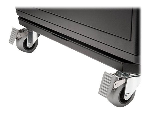 Kensington Secure Cabinet Trolley - Mounting component (cart base) - black