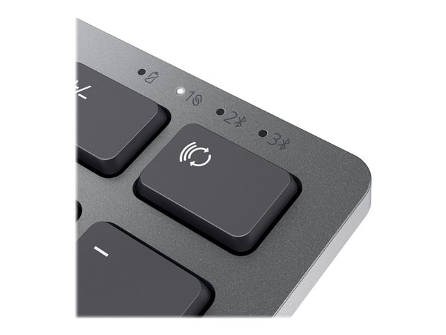 Dell Multi-Device KB700 - Keyboard - wireless - 2.4 GHz, Bluetooth 5.0 - AZERTY - Belgium - grey - with 3 years Next Business Day Advanced Exchange Service