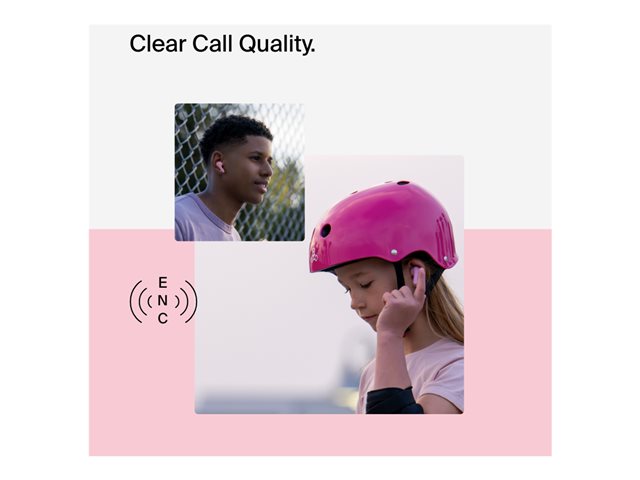 Belkin SoundForm Nano 2 for Kids - True wireless earphones with mic - in-ear - Bluetooth - pink