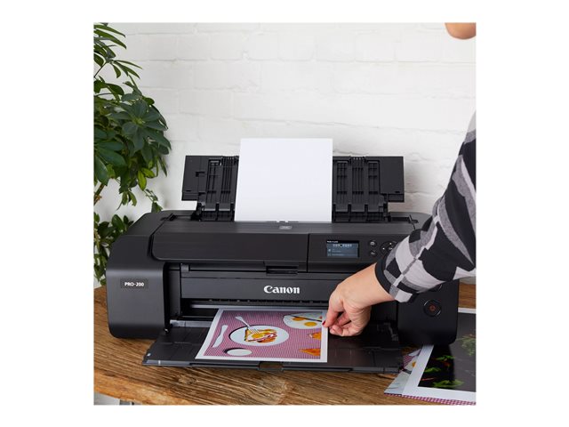ImagePROGRAF PRO-200 A3+ 4.800 (horizontal) x 2.400 (vertical) dpi 8 colours u003d Y/M/C/PC/PM/Gy/LGy/BK 1 Min. 30 Sec USB WLAN