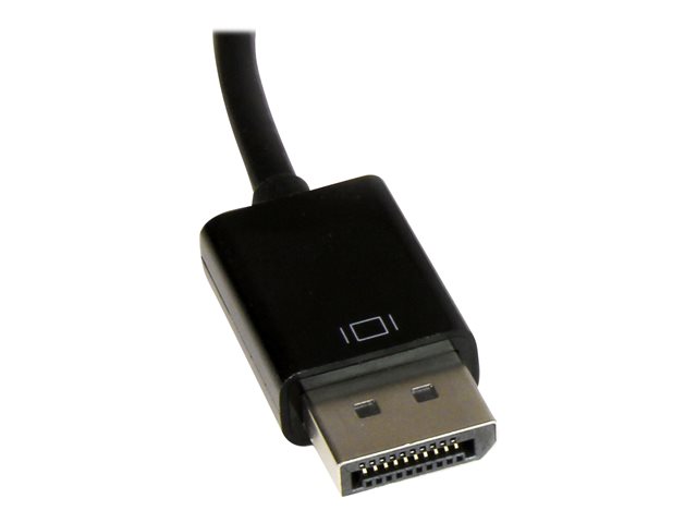 StarTech.com DisplayPort to VGA Display Adapter - 1080p 1920x1200 - Active DP to VGA (Male to Female) HD Video Converter for laptop/PC/Monitor (DP2VGA3) - Display adapter - DisplayPort (M) to HD-15 (VGA) (F) - 10 cm - active - black - for P/N: DK31C3HDPD, DK31C3HDPDUE, DKM30CHDPD, DKM30CHDPDUE, SV231QDPU34K, TB32DP14