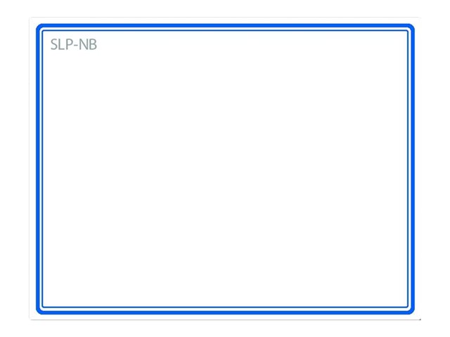 SLP-NB BLUE FRAME LABEL 54X70MM