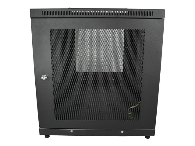 StarTech.com 12U Server Rack Cabinet, 4-Post Adjustable Depth (2\" to 30\")Network Equipment Rack Enclosure w/Casters/Cable Management/Shelf/Locking, Dell PowerEdge, HP ProLiant, ThinkServer - 12U Rack Cabinet (RK1233BKM) - Rack cabinet - black - 12U - 31\"
