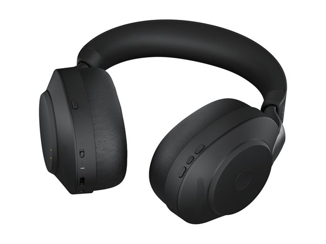 Jabra Evolve2 85 UC Stereo - Headset - full size - Bluetooth - wireless, wired - active noise cancelling - 3.5 mm jack - noise isolating - black