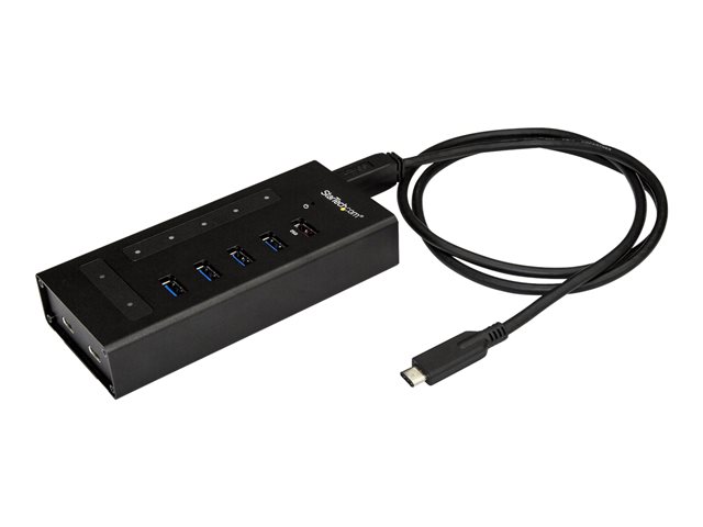 StarTech.com 7 Port USB C Hub, USB Type-C to 2x USB-C/5x USB-A, Moutable Metal Hub, USB 3.0, SuperSpeed 5Gbps USB 3.1/USB 3.2 Gen 1, Self Powered, BC 1.2 Fast Charge, 5 x USB-A, 2 x USB-C - Windows/macOS/Linux (HB30C5A2CST) - Hub - 5 x SuperSpeed USB 3.0 + 2 x USB-C - desktop - for P/N: SVA12M5NA