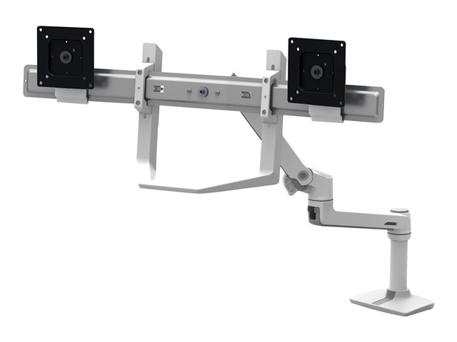 Ergotron LX - Mounting component (handle) - dual direct - white - arm mountable - for P/N: 45-489-216