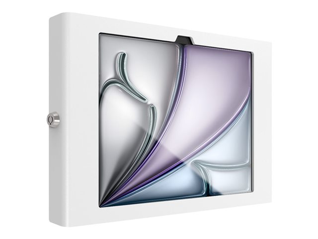 Compulocks iPad Air M2 11\" (2024), Apex Secured Enclosure Wall Mount - Enclosure - for tablet - glass mount, space - lockable - high-grade aluminium - white - screen size: 11\" - mounting interface: 100 x 100 mm - wall-mountable