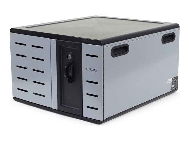 Ergotron Zip12 - Cabinet unit - for 12 tablets / notebooks - charging - steel - black, silver - screen size: up to 14\"