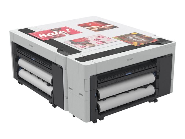 Epson SureColor SC-T3700DE - 24\" large-format printer - colour - ink-jet - Roll (61 cm) - 2400 x 1200 dpi - up to 130 sq.m/hour (mono) / up to 130 sq.m/hour (colour) - USB, Gigabit LAN, Wi-Fi - cutter