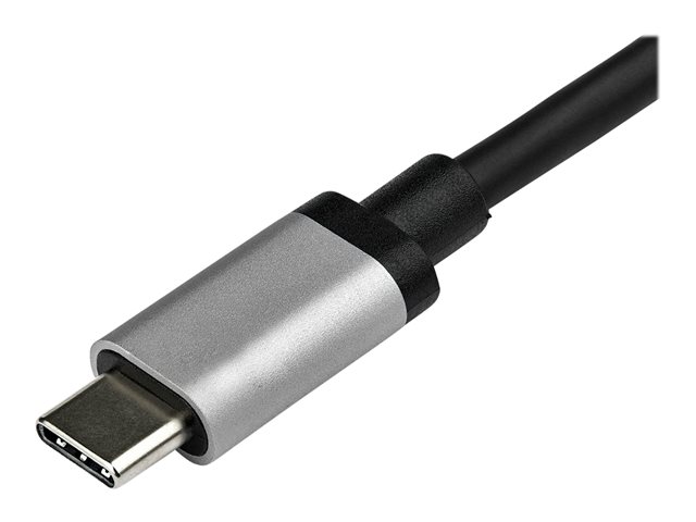 StarTech.com 2.5GbE USB C to Ethernet Adapter NBASE-T NIC, USB 3.0 Type C 2.5/1 Gigabit/100 Mbps Multi Speed Network/USB 3.1 Laptop to RJ45/LAN Thunderbolt 3 Compatible/MacBook Pro Surface - Type-C to Ethernet - Network adapter - USB-C - 10M/100M/1G/2.5 Gigabit Ethernet x 1 + USB 3.0 - black, space grey